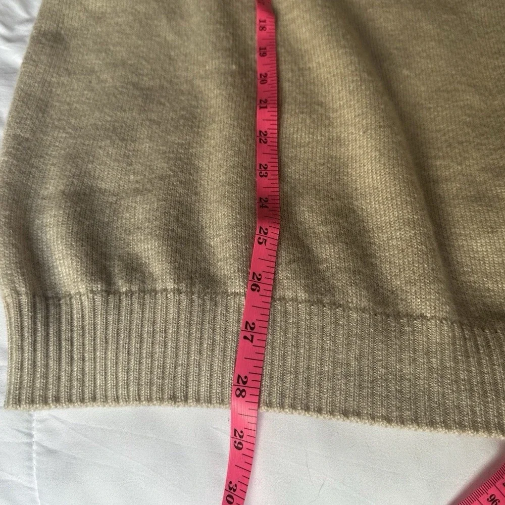 Bugatchi Uomo‎ Italian Fine Wool Geometric Sweater Men's XL Beige Winter - Picture 8 of 8